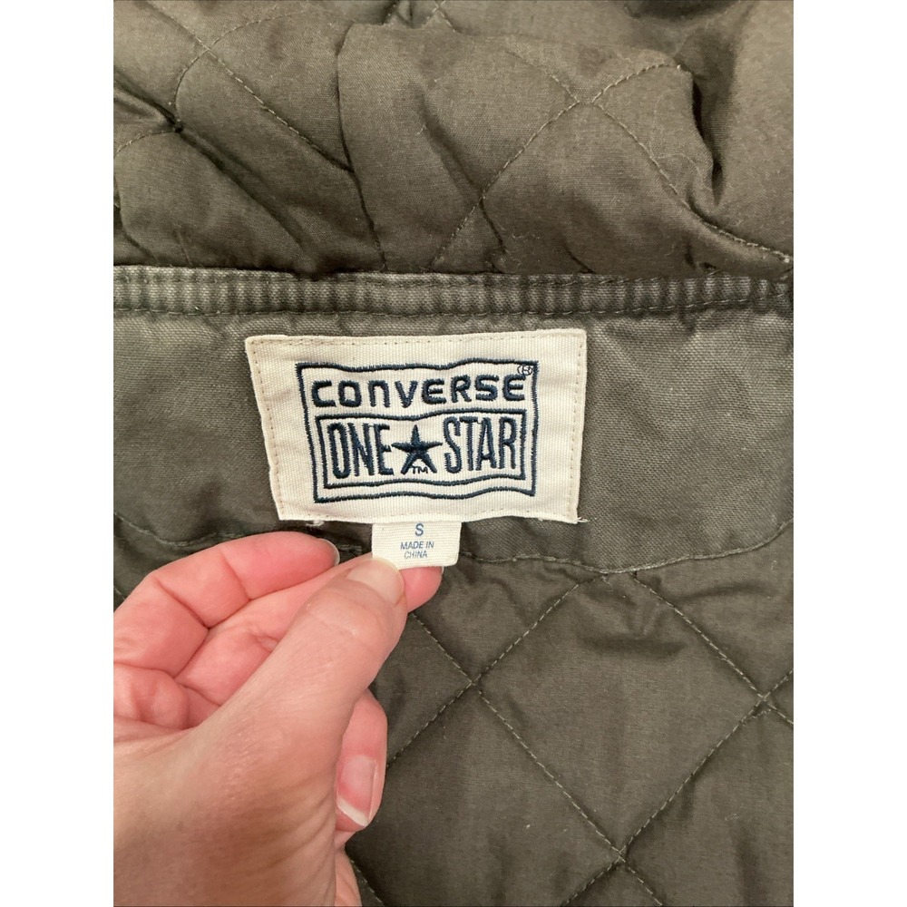 Converse Military Field Jacket, Army Green, Men's Small, Farm Chore Coat, Lined - Picture 11 of 16